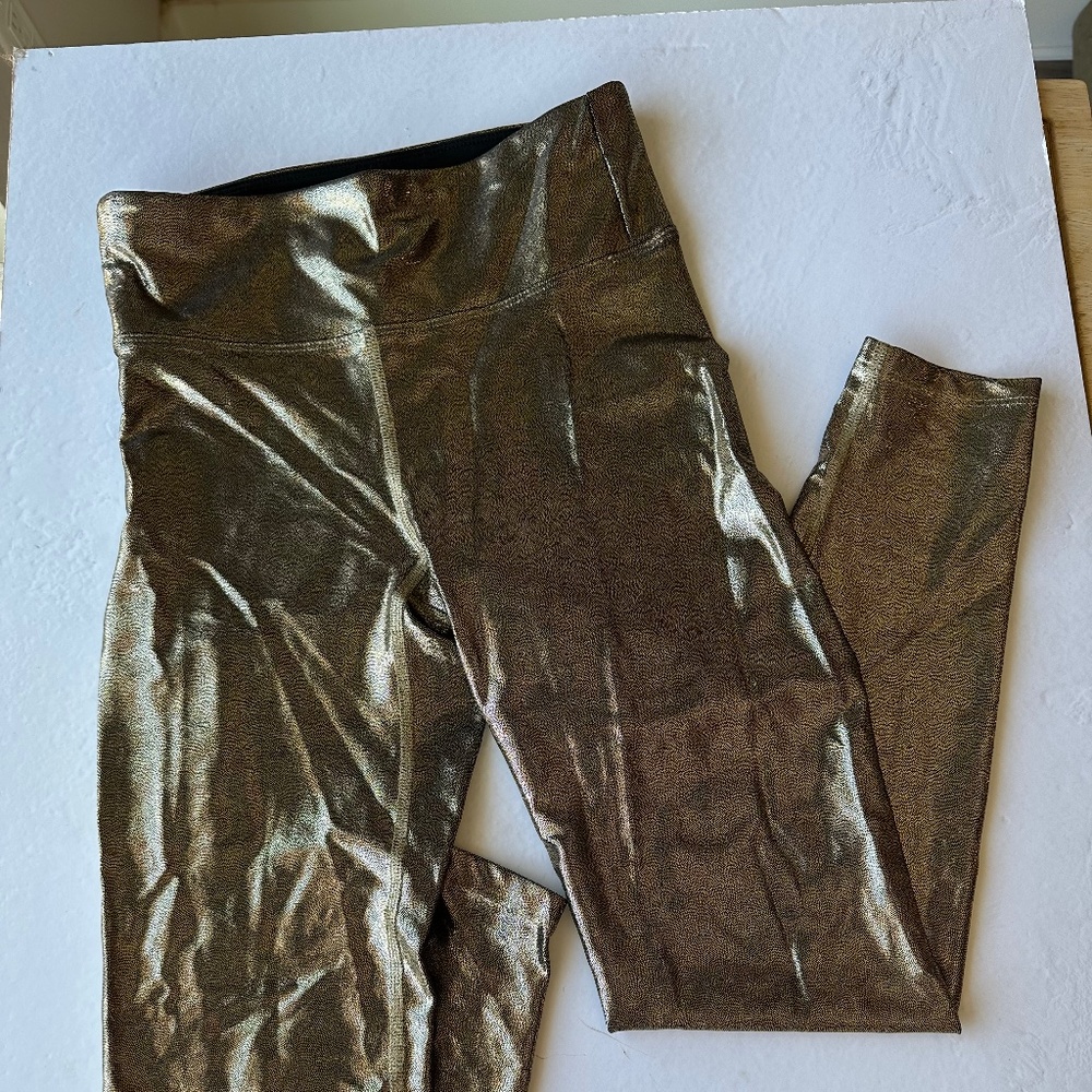 Gold Glitter Leggings